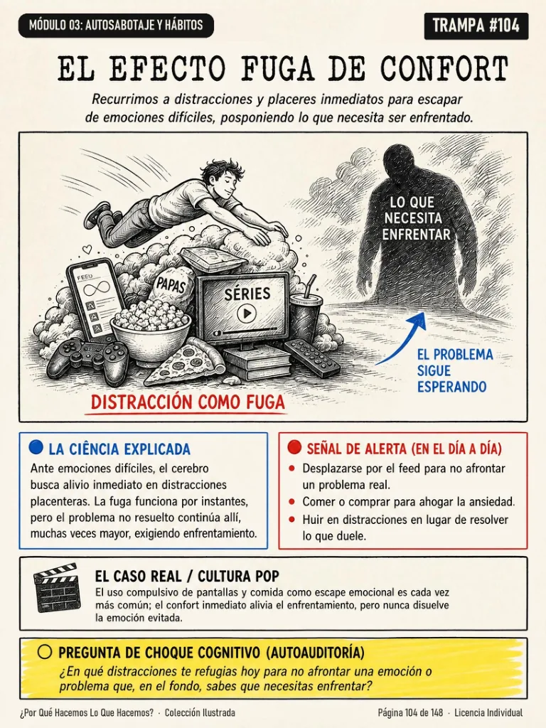 Trampa #104: El Efecto Fuga de Confort