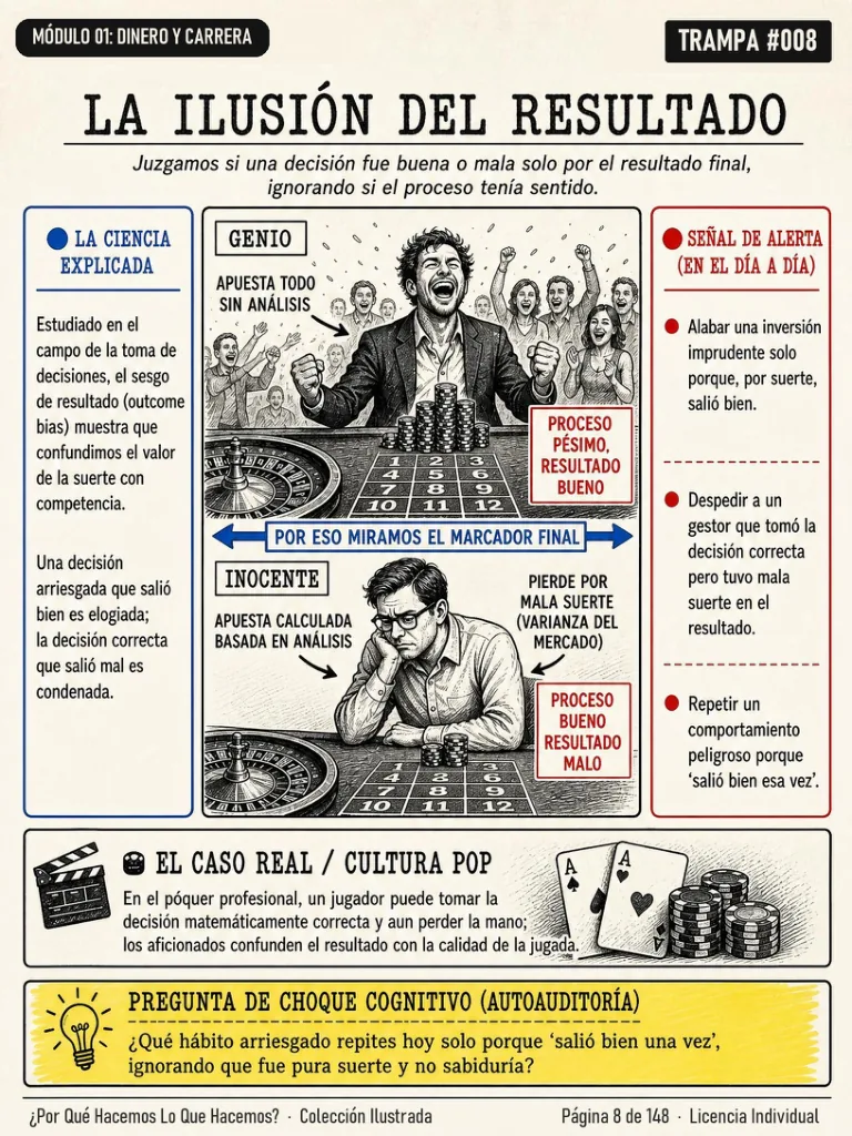 Trampa #008: La Ilusión del Resultado