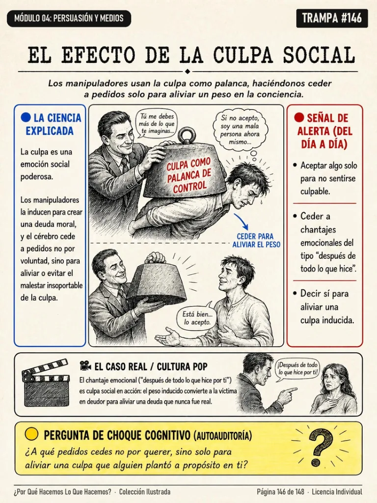 Trampa #146: El Efecto de la Culpa Social
