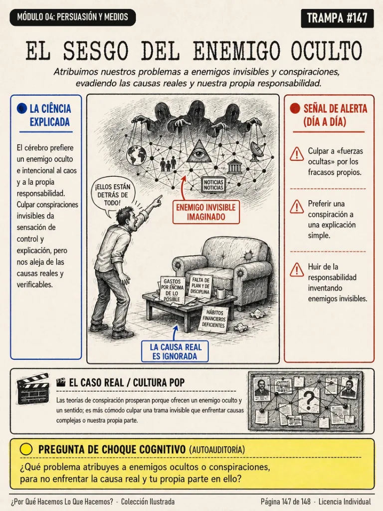 Trampa #147: El Sesgo del Enemigo Oculto